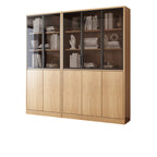 Office Bookcase Glass Door Storage Cabinet Display Unit 80–240cm