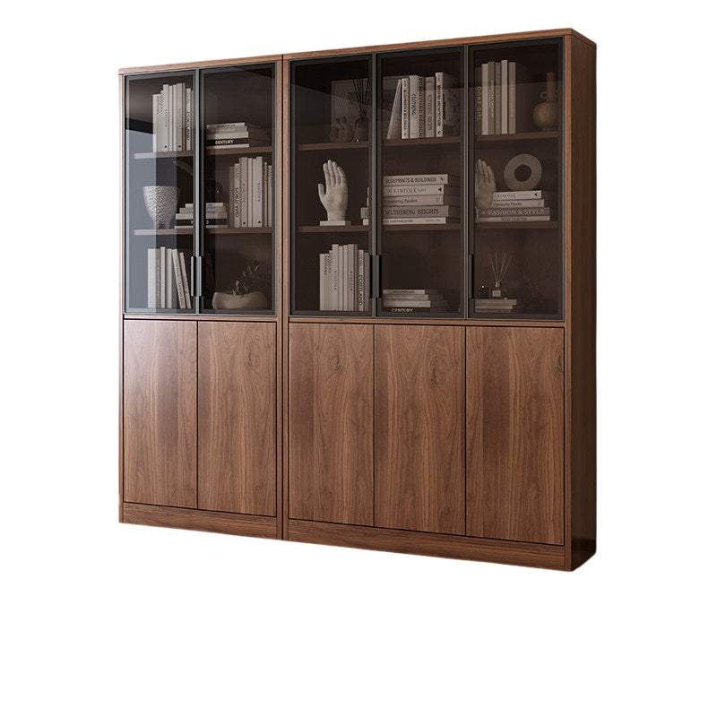 Office Bookcase Glass Door Storage Cabinet Display Unit 80–240cm