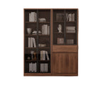 Office Bookcase Glass Door Storage Cabinet Display Unit 80–240cm