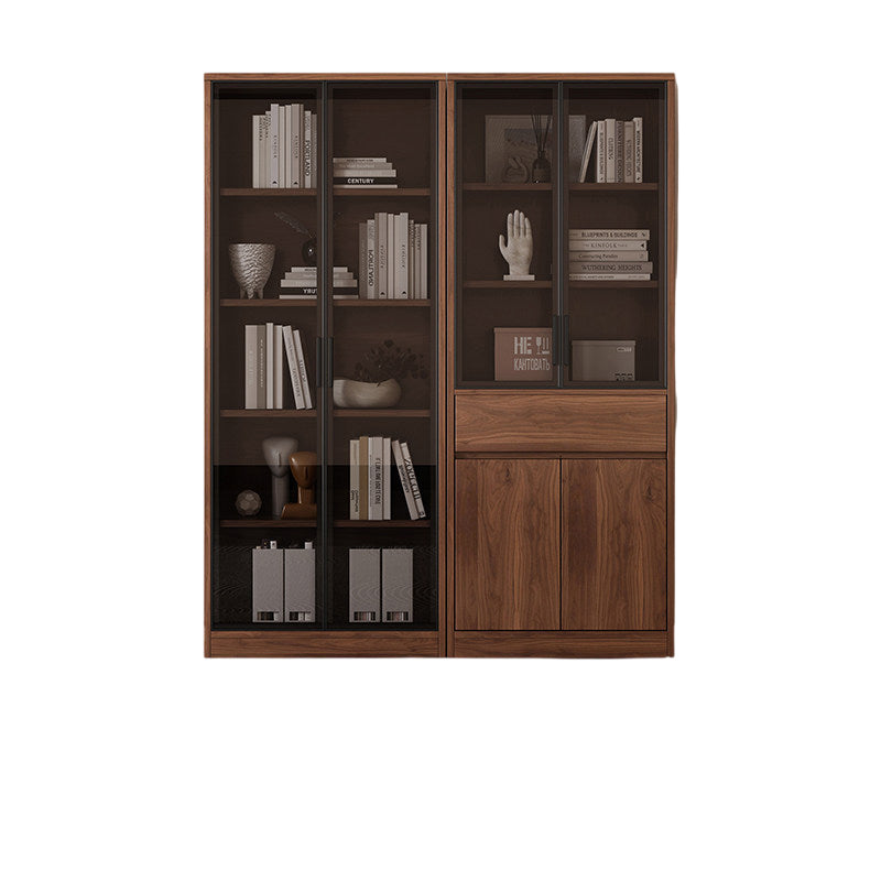 Office Bookcase Glass Door Storage Cabinet Display Unit 80–240cm