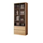 Office Bookcase Glass Door Storage Cabinet Display Unit 80–240cm