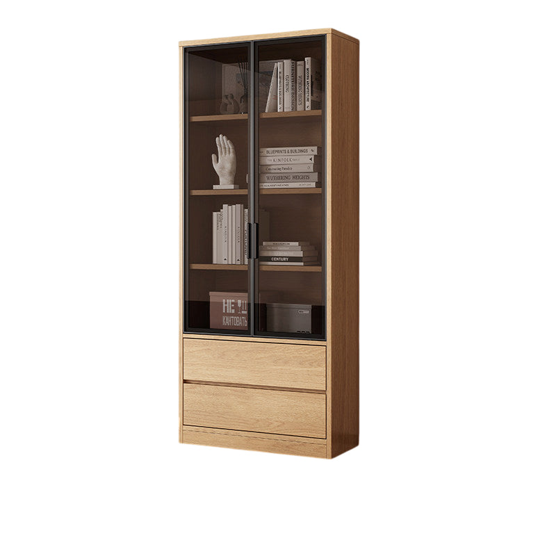 Office Bookcase Glass Door Storage Cabinet Display Unit 80–240cm