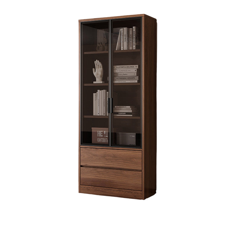 Office Bookcase Glass Door Storage Cabinet Display Unit 80–240cm