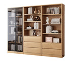 Office Bookcase Glass Door Storage Cabinet Display Unit 80–240cm