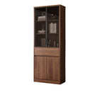 Office Bookcase Glass Door Storage Cabinet Display Unit 80–240cm