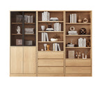 Office Bookcase Glass Door Storage Cabinet Display Unit 80–240cm