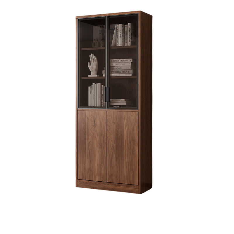 Office Bookcase Glass Door Storage Cabinet Display Unit 80–240cm
