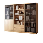 Office Bookcase Glass Door Storage Cabinet Display Unit 80–240cm