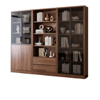 Office Bookcase Glass Door Storage Cabinet Display Unit 80–240cm