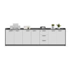 Office Printer Cabinet Storage Sideboard Low Unit 80–400cm Wood