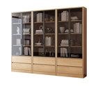 Office Bookcase Glass Door Storage Cabinet Display Unit 80–240cm