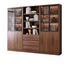 Office Bookcase Glass Door Storage Cabinet Display Unit 80–240cm