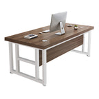 ArvionFurn Modern Office Desk with 40cm Privacy Panel, Drawer & Free CPU Holder, Optional Chair
