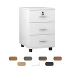 ArvionFurn Modern Office Desk with 40cm Privacy Panel, Drawer & Free CPU Holder, Optional Chair