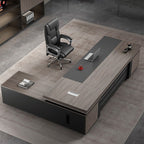 ArvionFurn Premium L-Shaped Executive Desk, 160–320cm, Optional Office Chair & Filing Cabinet