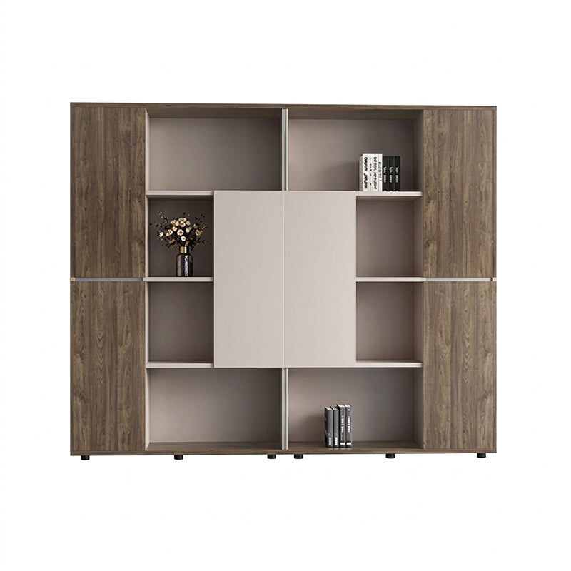 ArvionFurn Modern L-Shaped Executive Desk with 50mm Thick Top & Large Storage Cabinet