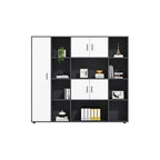 ArvionFurn White L-Shaped Executive Desk, 120–240cm, 50mm Thick Top & Lockable Drawers