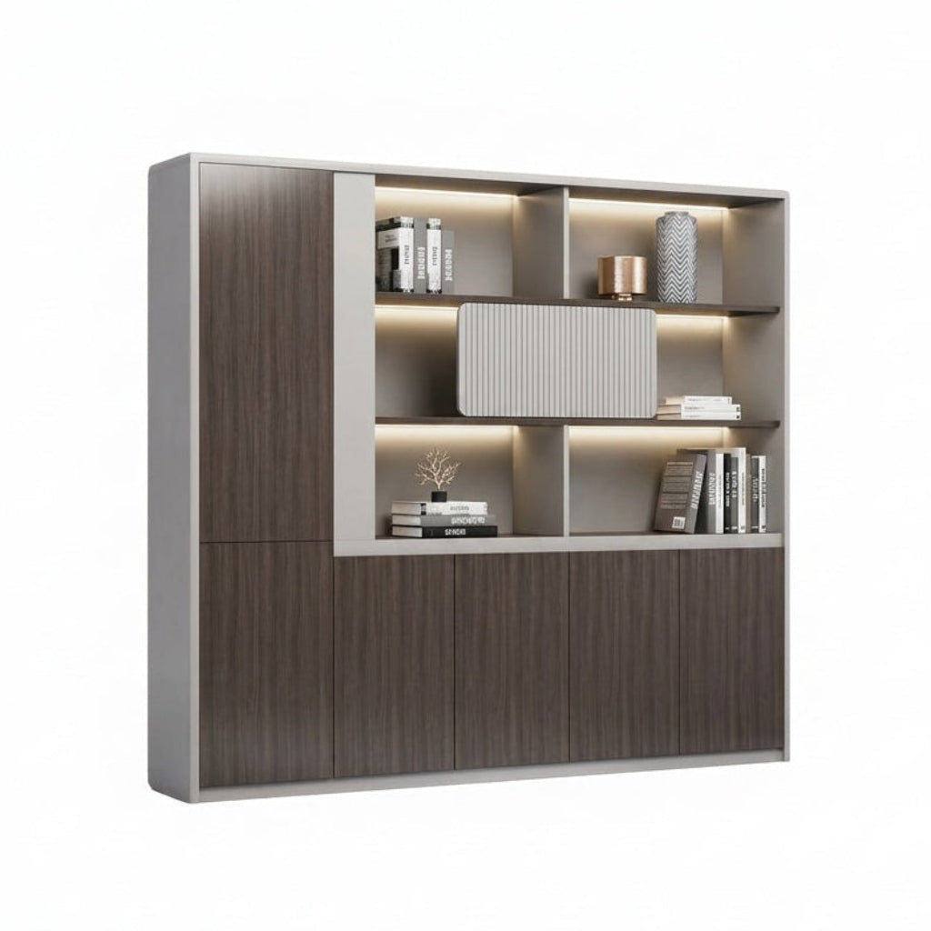 Modern Executive Desk Office Set Lacquer Top 1.4–3.2m with optional chair
