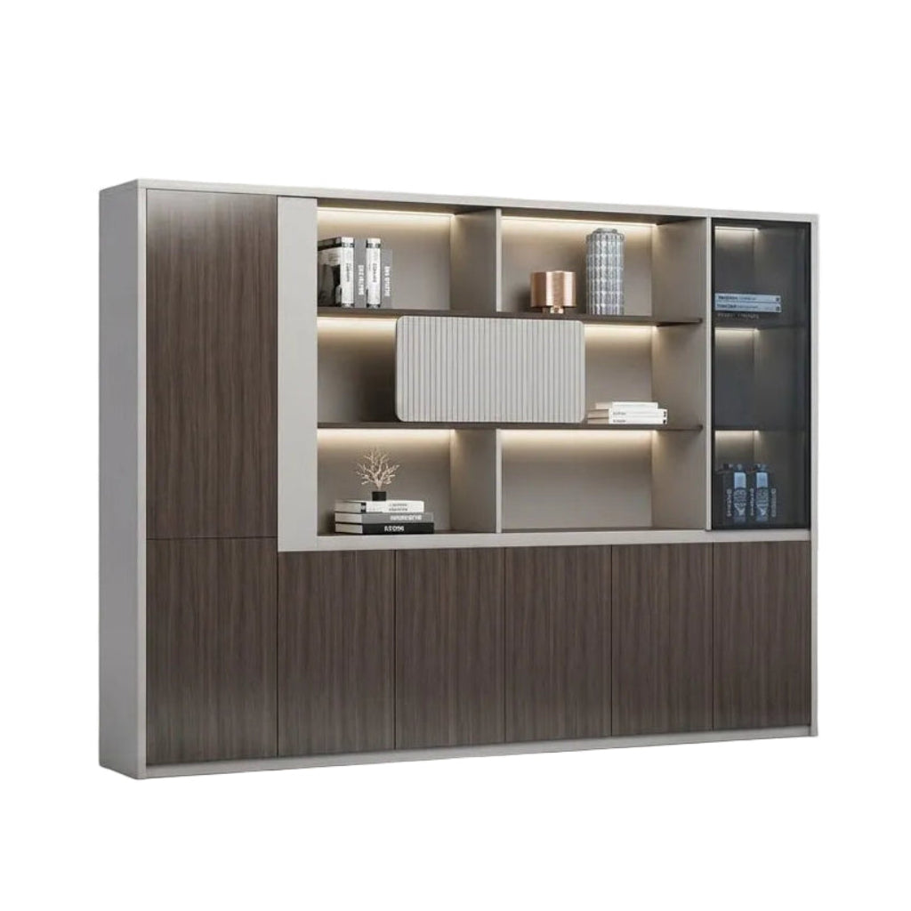 Modern Executive Desk Office Set Lacquer Top 1.4–3.2m with optional chair