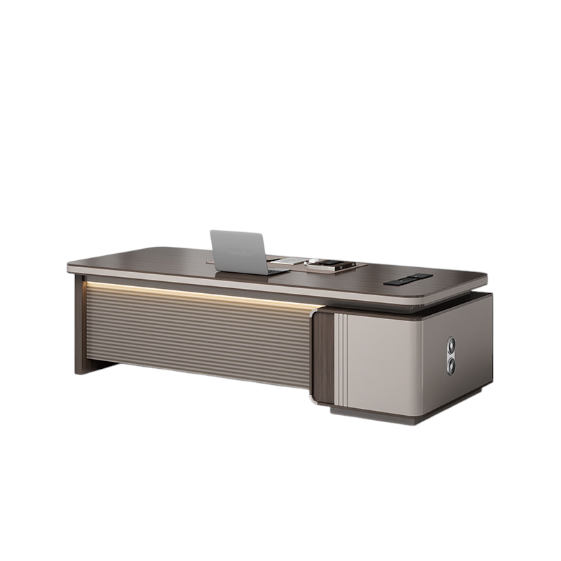 Modern Executive Desk Office Set Lacquer Top 1.4–3.2m with optional chair