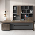 ArvionFurn Executive Office Desk, 50mm Thick Top, Digital Lock & Hidden CPU Compartment