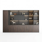 Executive Desk Set Lacquer Finish Modern Office Table 1.8–3.2m