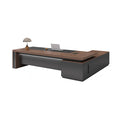 ArvionFurn L-Shaped Executive Desk, Modern Manager Office Table, 160–260cm