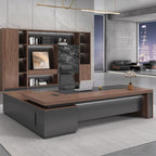 ArvionFurn L-Shaped Executive Desk, Modern Manager Office Table, 160–260cm