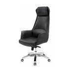 ArvionFurn Black L-Shaped Executive Desk, 180–260cm, Optional Office Chair & Filing Cabinet