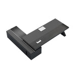 ArvionFurn Black L-Shaped Executive Desk, 180–260cm, Optional Office Chair & Filing Cabinet