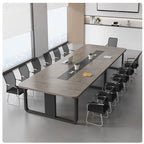 Conference Table Long Table Meeting Room Desk and Chair Set Business Negotiation and Reception Modern Minimalist Design