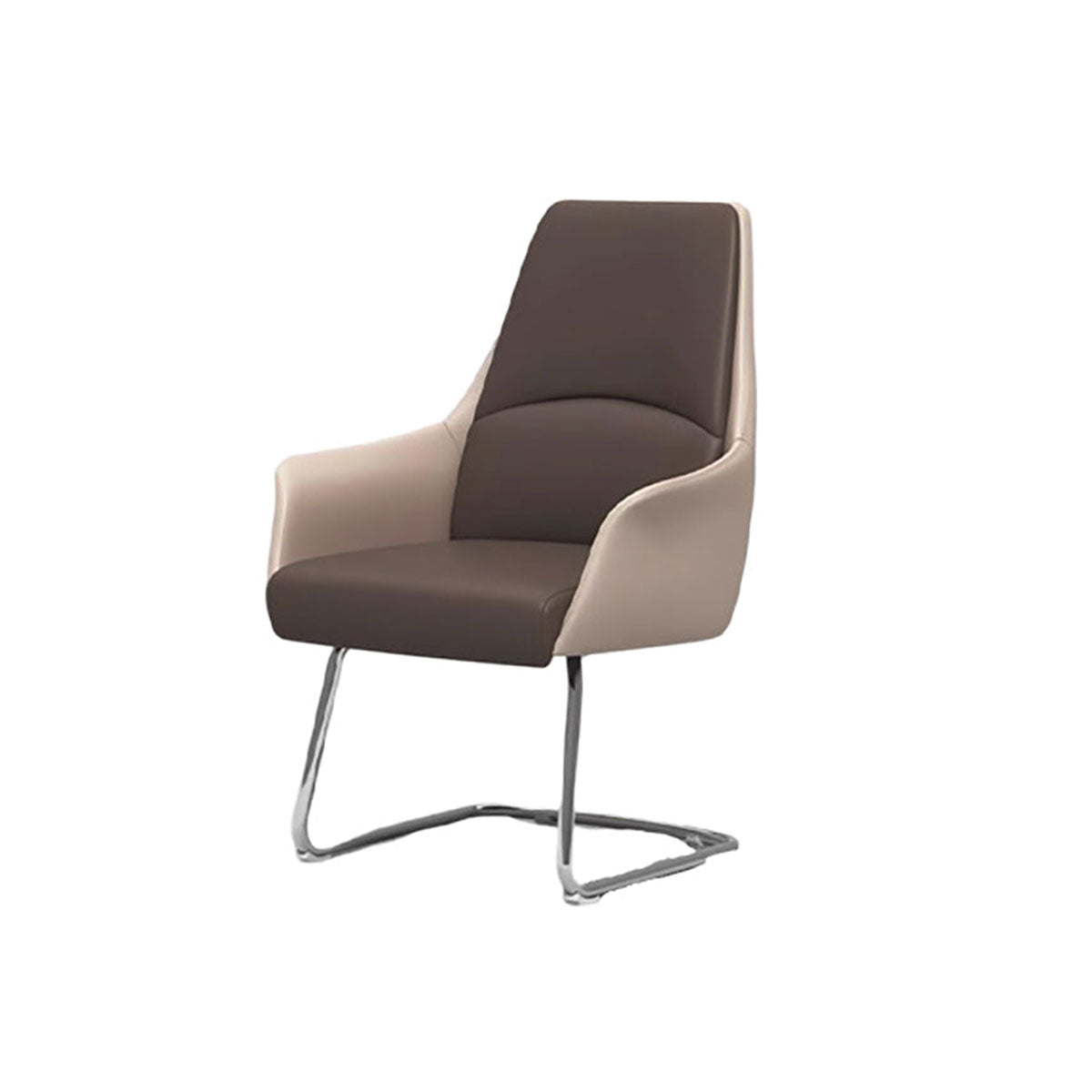 Oval Conference Table with Cable Management Box and Dual Colour Panel Design | ArvionFurn