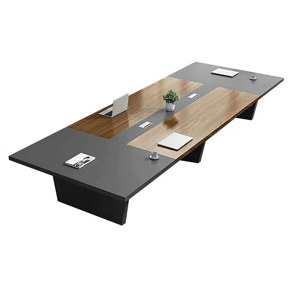 Modern Rectangular Conference Table for Office Meetings and Team Collaboration | ArvionFurn