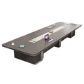 Large Conference Table Simple Modern Staff Training Desk Meeting Table Long Meeting Room Table Desk & Chair Set Office Furniture