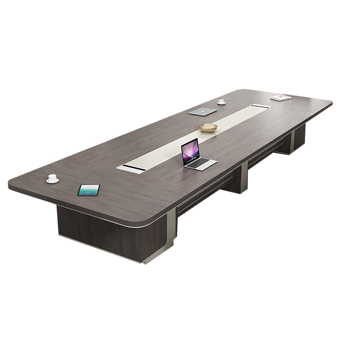 Large Conference Table Simple Modern Staff Training Desk Meeting Table Long Meeting Room Table Desk & Chair Set Office Furniture
