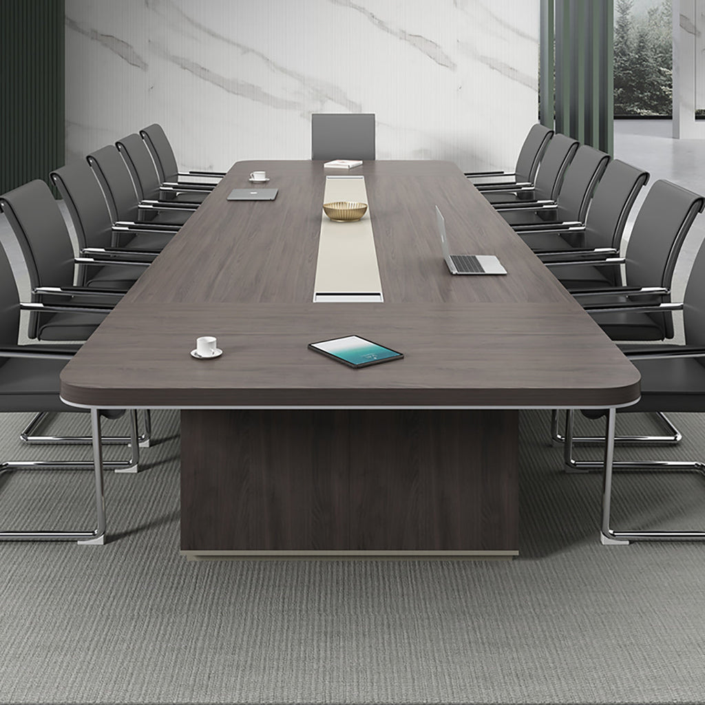 Large Conference Table Simple Modern Staff Training Desk Meeting Table Long Meeting Room Table Desk & Chair Set Office Furniture