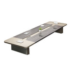 Modern Rectangular Conference Table with Cable Management and Storage Cabinets for Office Meeting Rooms
