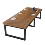 Conference Table Solid Wood Table Office Desk Rectangular Meeting Table Minimalist Desk Modern Coffee & Dining Table