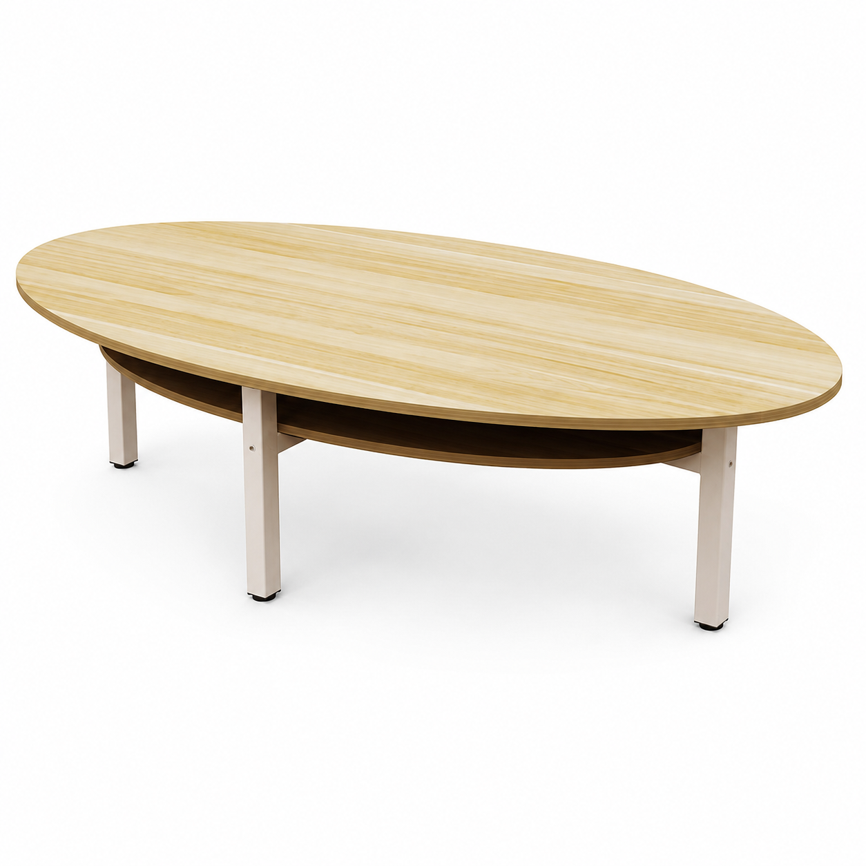 Oval Meeting Table with Smooth Edges and Custom Sizes for Modern Office Spaces | ArvionFurn