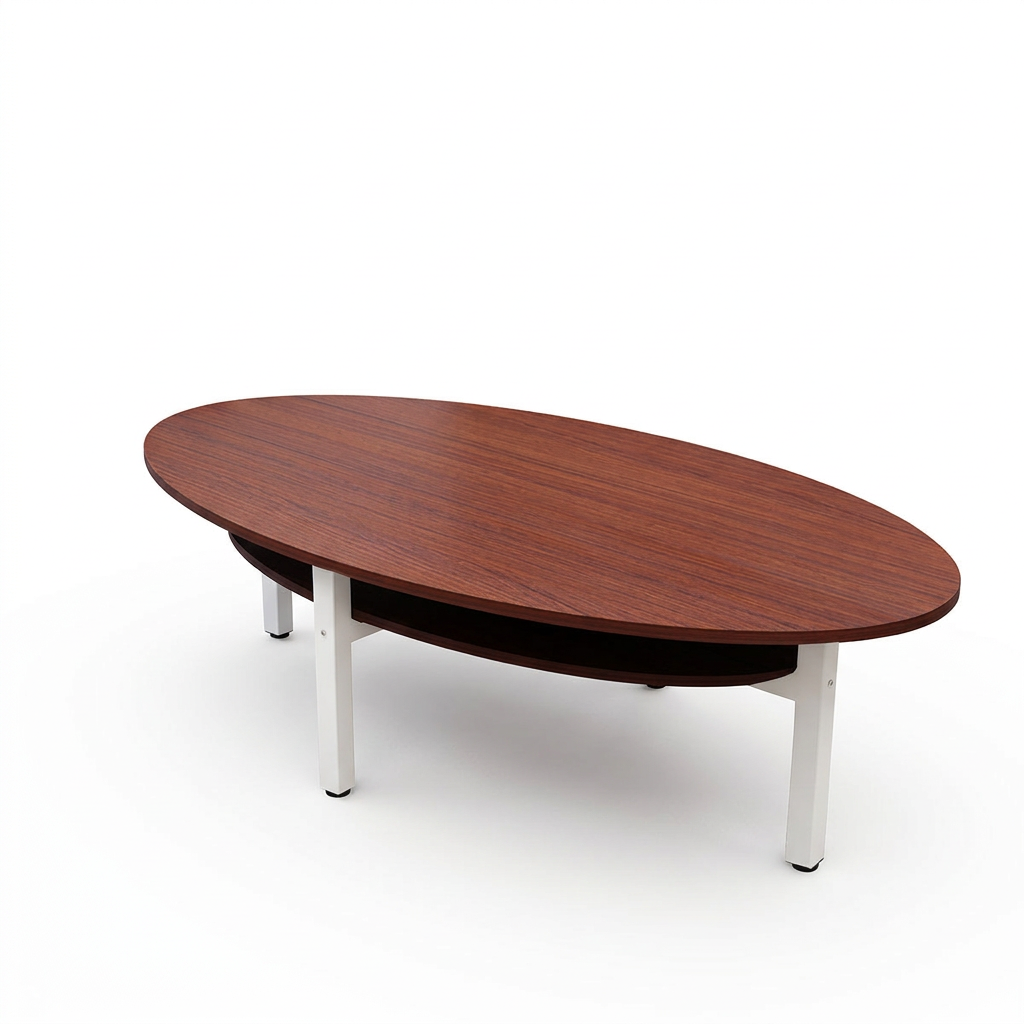 Oval Meeting Table with Smooth Edges and Custom Sizes for Modern Office Spaces | ArvionFurn