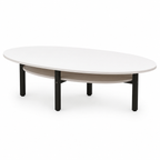 Oval Meeting Table with Smooth Edges and Custom Sizes for Modern Office Spaces | ArvionFurn