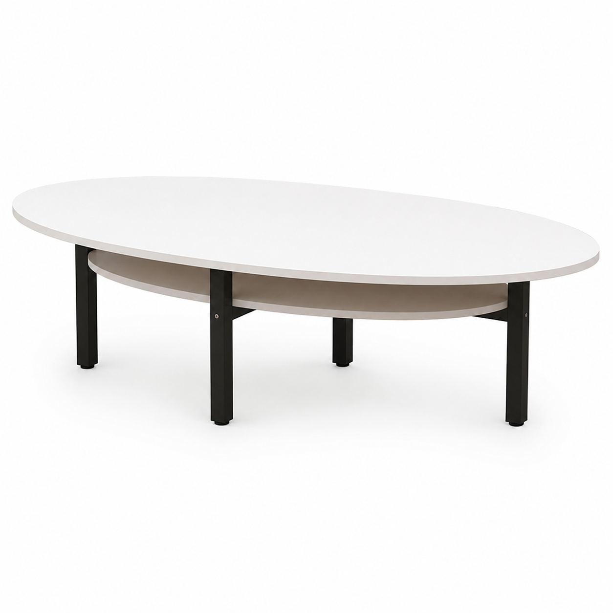 Oval Meeting Table with Smooth Edges and Custom Sizes for Modern Office Spaces | ArvionFurn