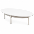 Oval Meeting Table with Smooth Edges and Custom Sizes for Modern Office Spaces | ArvionFurn