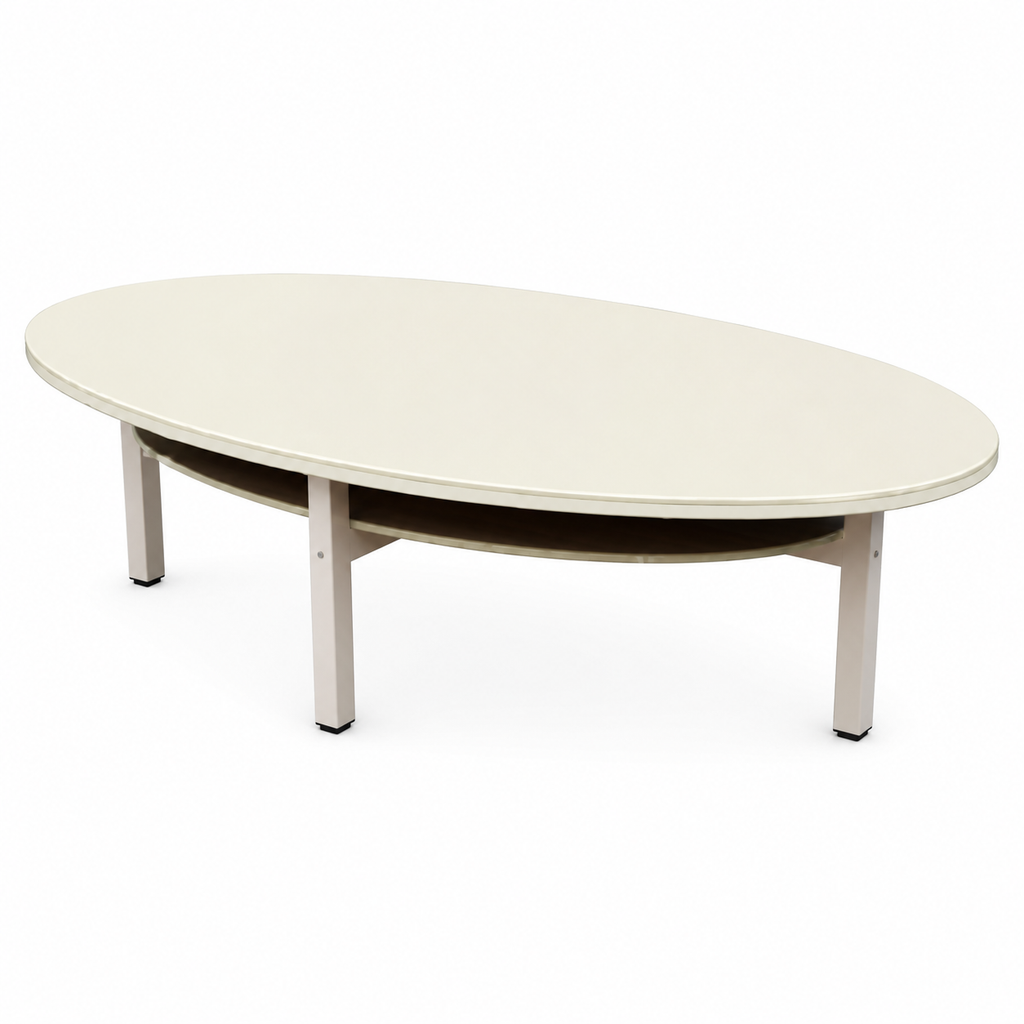 Oval Meeting Table with Smooth Edges and Custom Sizes for Modern Office Spaces | ArvionFurn