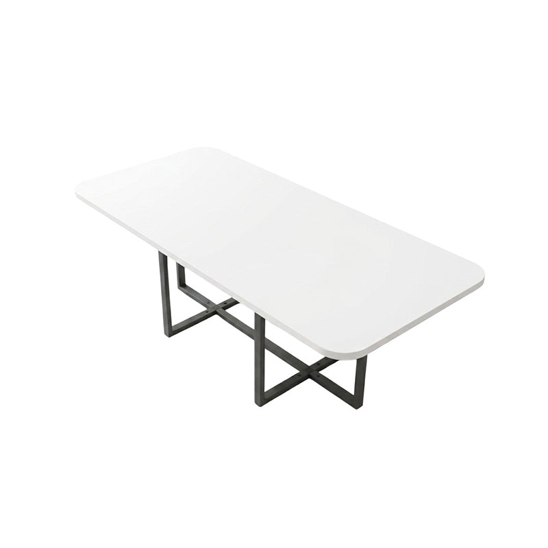 ArvionFurn Multi-Purpose Training & Meeting Table, Modern Long Table for Cafés, Libraries & Offices