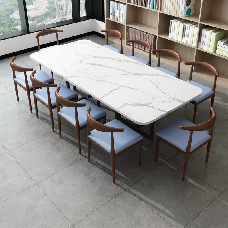 ArvionFurn Multi-Purpose Training & Meeting Table, Modern Long Table for Cafés, Libraries & Offices
