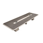 ArvionFurn Large Conference Table, 2.2–8m, 45mm Piano-Lacquered Top & Hidden Cable Box