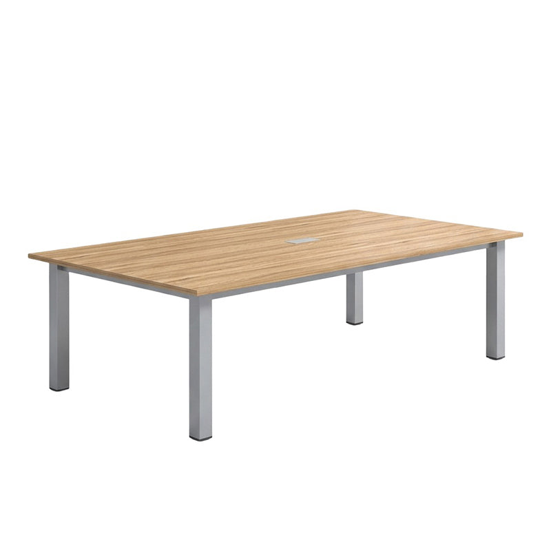 ArvionFurn Rectangular Office Meeting Table, 25mm Thick Top & Heavy-Duty Steel Legs