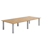 ArvionFurn Rectangular Office Meeting Table, 25mm Thick Top & Heavy-Duty Steel Legs