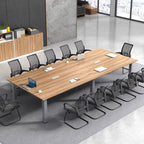ArvionFurn Rectangular Office Meeting Table, 25mm Thick Top & Heavy-Duty Steel Legs